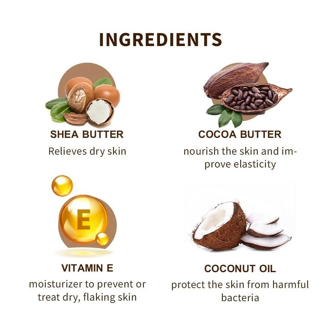 Samisha Organic Stretch Marks Remover Cocoa Body Butter Cream - Distacart