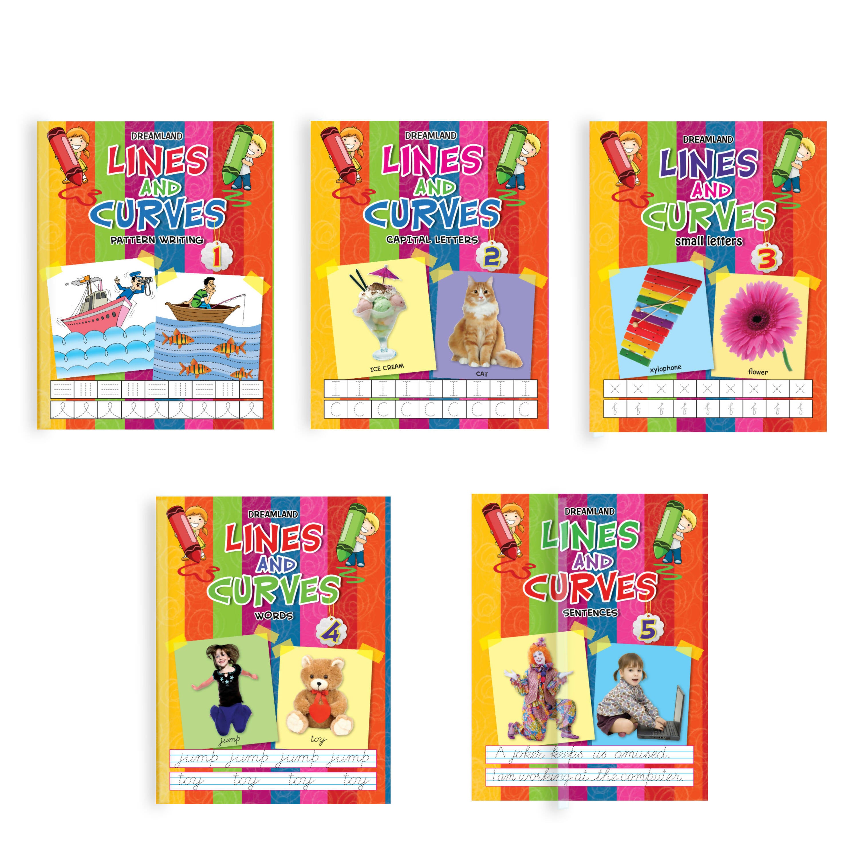 Dreamland Lines and Curve - Pack (5 Titles) - Distacart