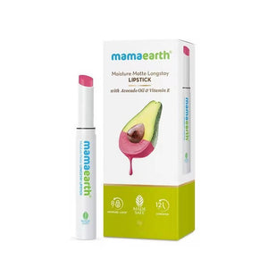 Mamaearth Moisture Matte Long Stay Lipstick-Candyfloss Pink
