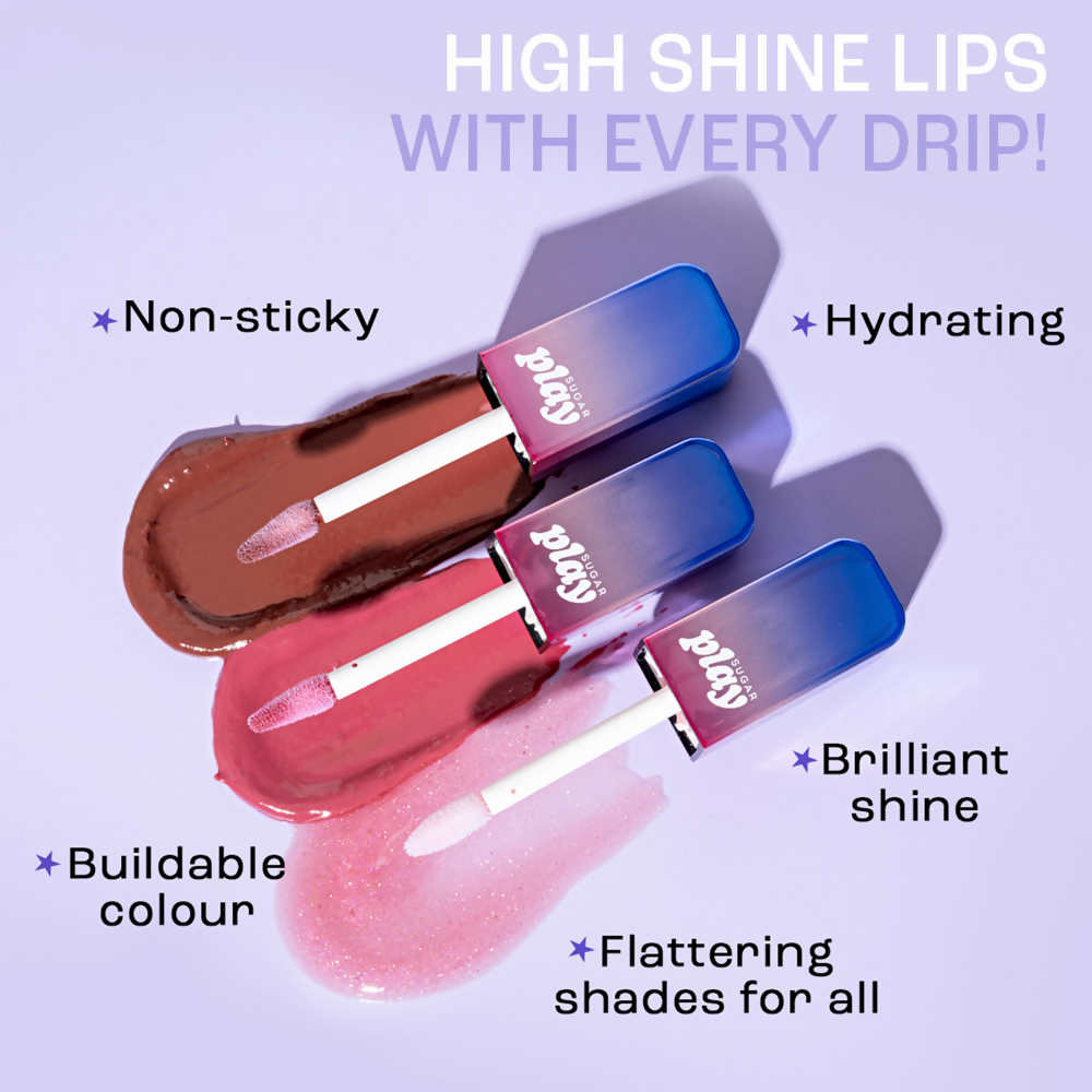 Sugar Play Power Drip Lip Gloss - 01 Mood - Distacart
