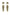 Mominos Fashion Johar Kamal Peacock Design Golden Colour Earrings - Distacart