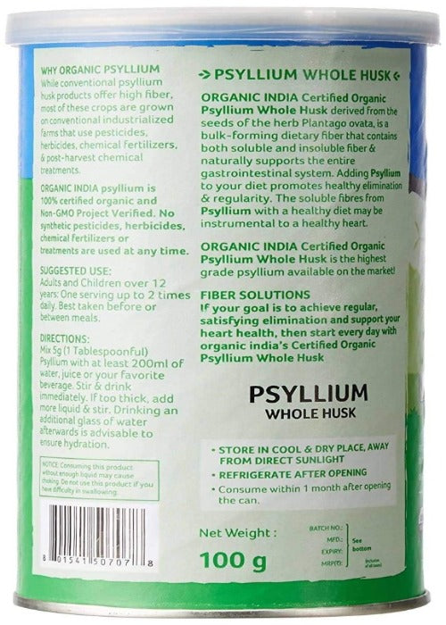 Organic India Psyllium whole husk