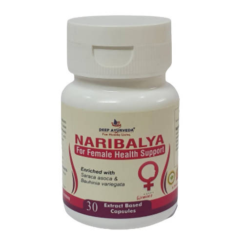 Deep Ayurveda Naribalya 500mg Veg Capsules - Distacart