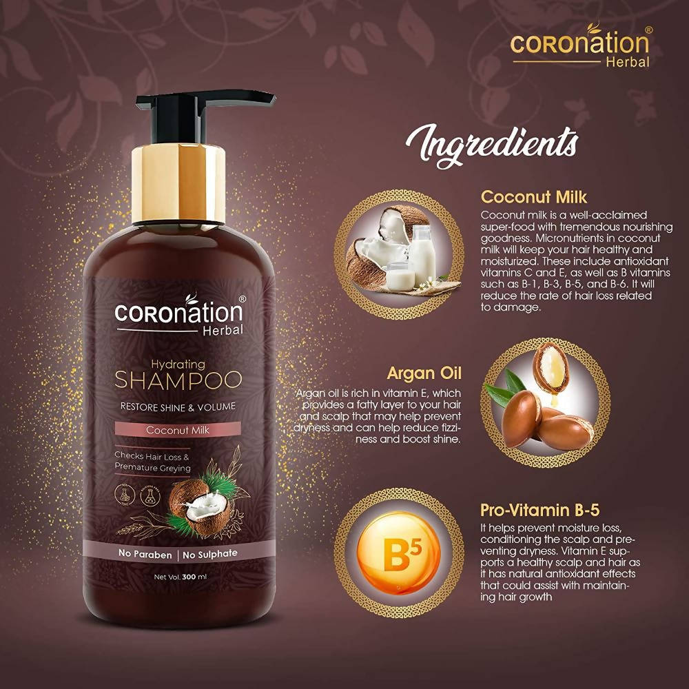 Coronation Herbal Coconut Milk Shampoo - Distacart