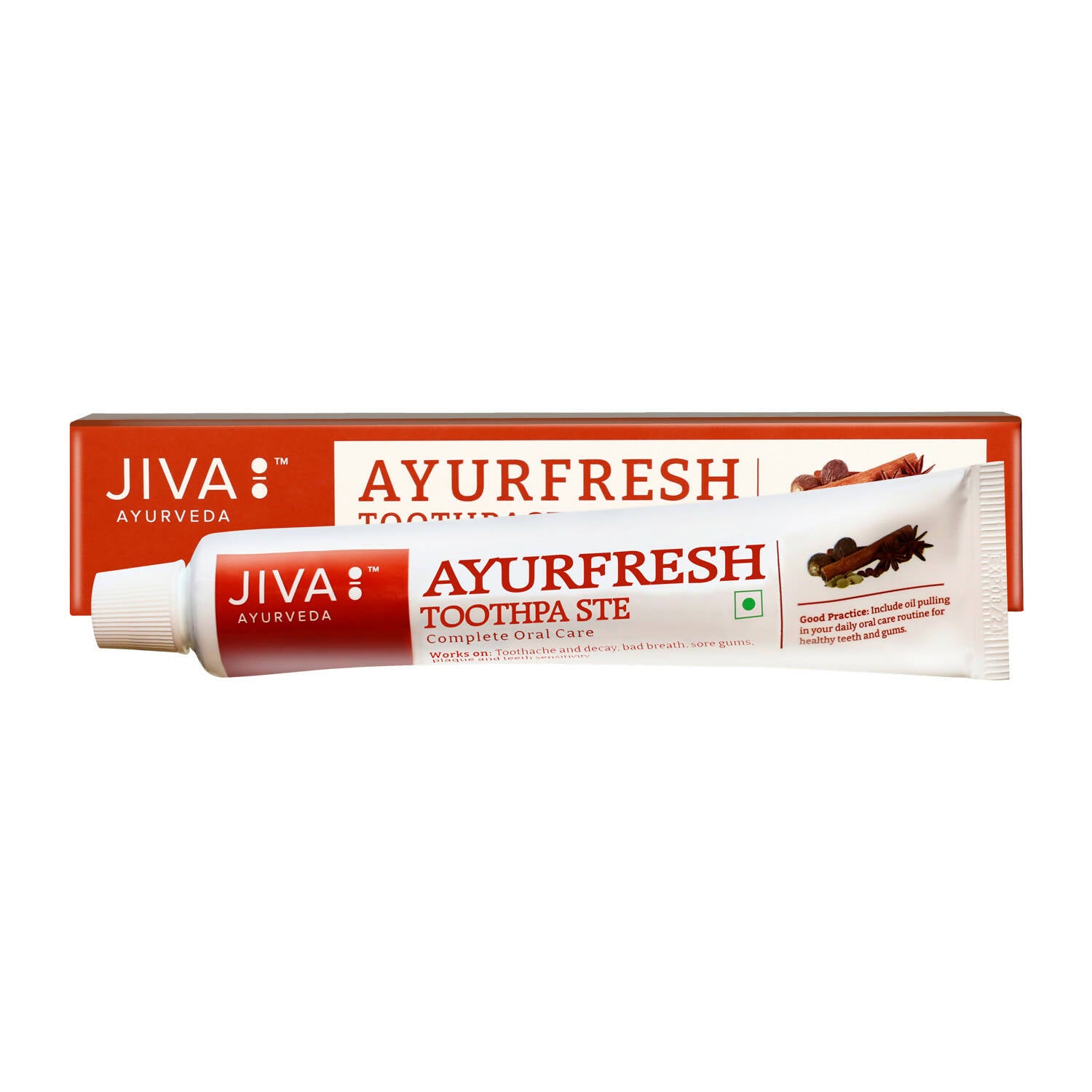 Jiva Ayurveda Ayurfresh Toothpaste With Almond Soap Free - Distacart