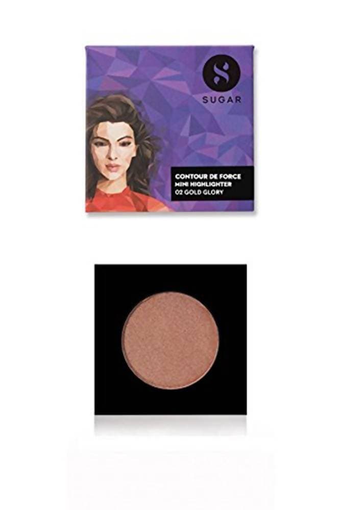 Sugar Cosmetics Contour De Force Mini Highlighter - 02 Gold Glory - Distacart