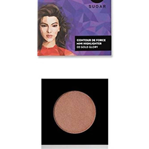Sugar Cosmetics Contour De Force Mini Highlighter - 02 Gold Glory - Distacart