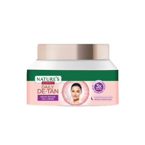 Nature's Essence Daily De-Tan Night Repair Gel Crème - Distacart
