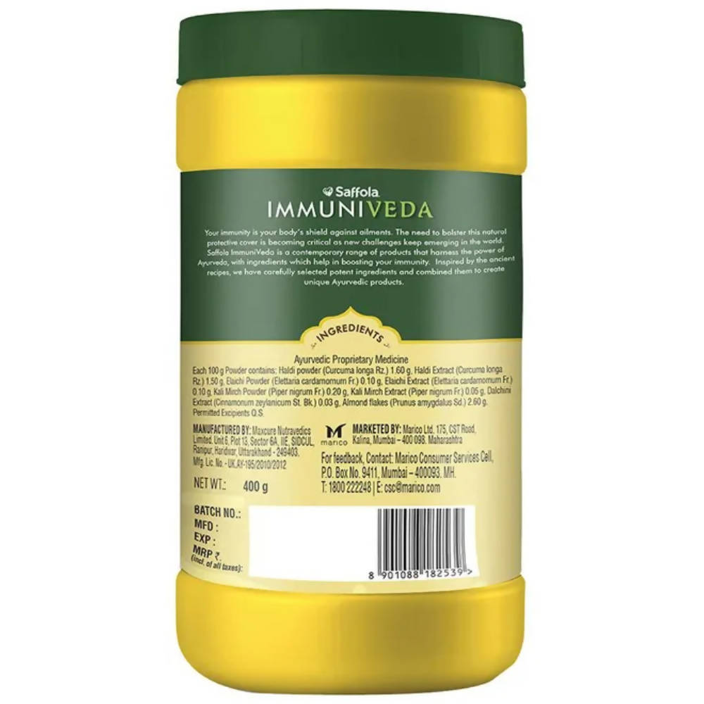 Saffola Immuniveda Golden Turmeric Milk Mix - Distacart