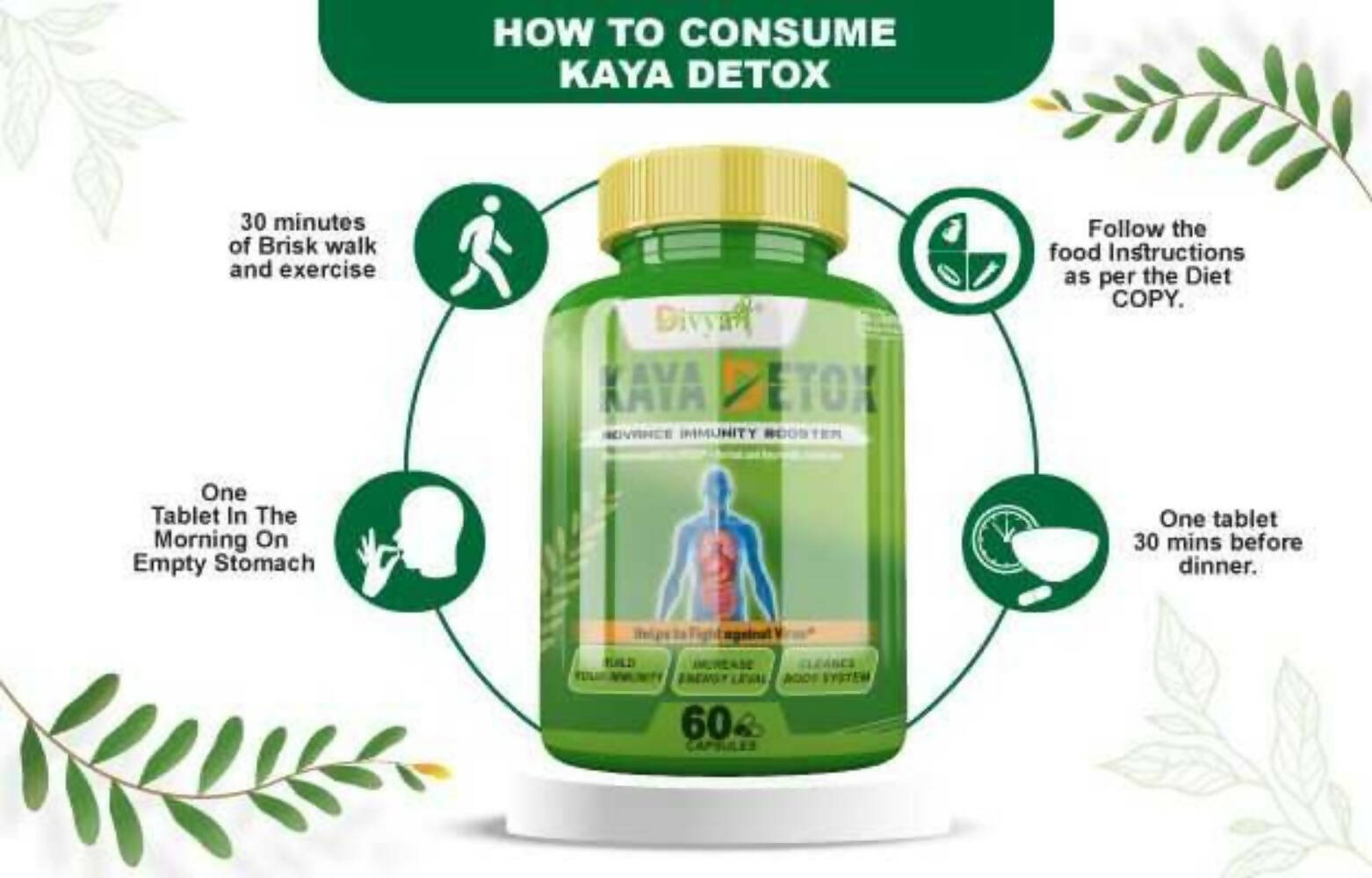 Divya Shree Kaya Detox Capsules - Distacart