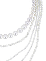 Thumbnail for Gold-Plated Alloy Layered Pearl Elegant Necklace - The Pari - Distacart