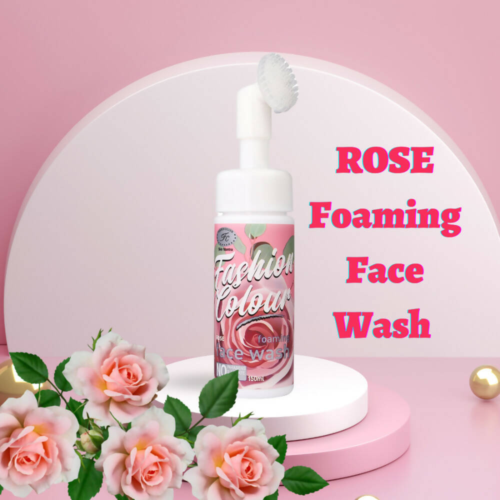 Fashion Colour Rose Foaming Face Wash - Distacart