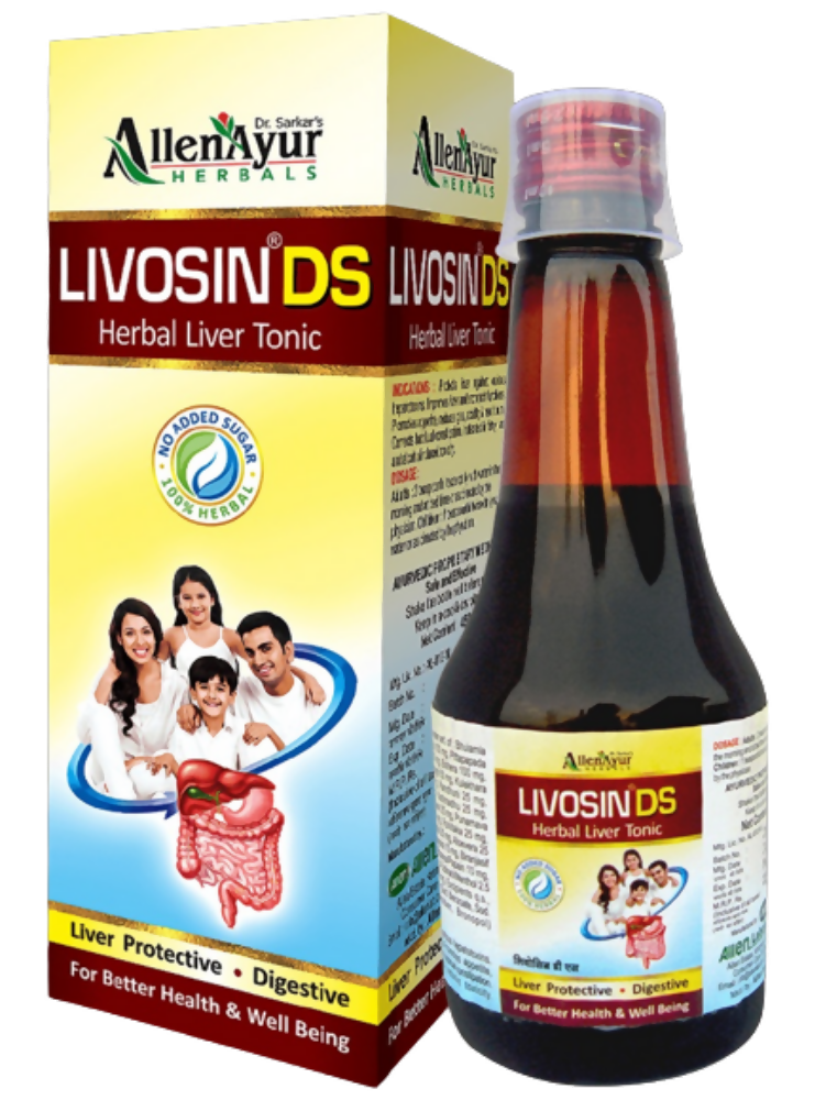 Dr. Sarkar's Allen Ayur Herbals Livosin DS Tonic - Distacart