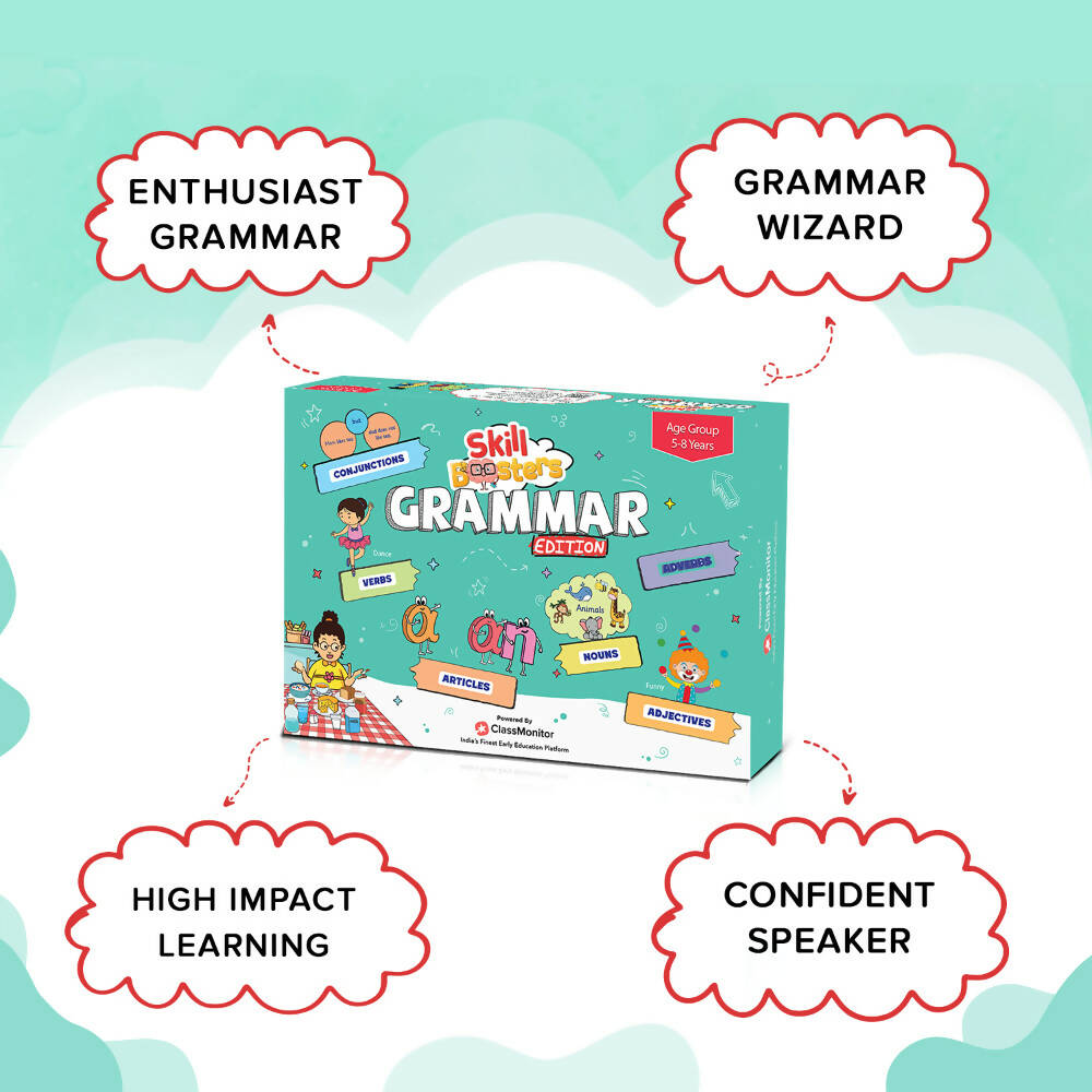 ClassMonitor Skill Booster English Grammar Learning Kit - Distacart