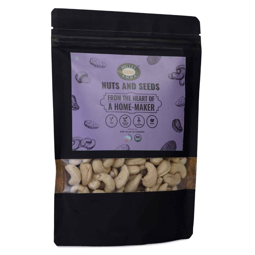Millet Amma Organic Cashew Nuts 250 gm
