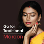 Thumbnail for TAC - The Ayurveda Co. 100% Natural Herbal Liquid Sindoor Maroon - Distacart