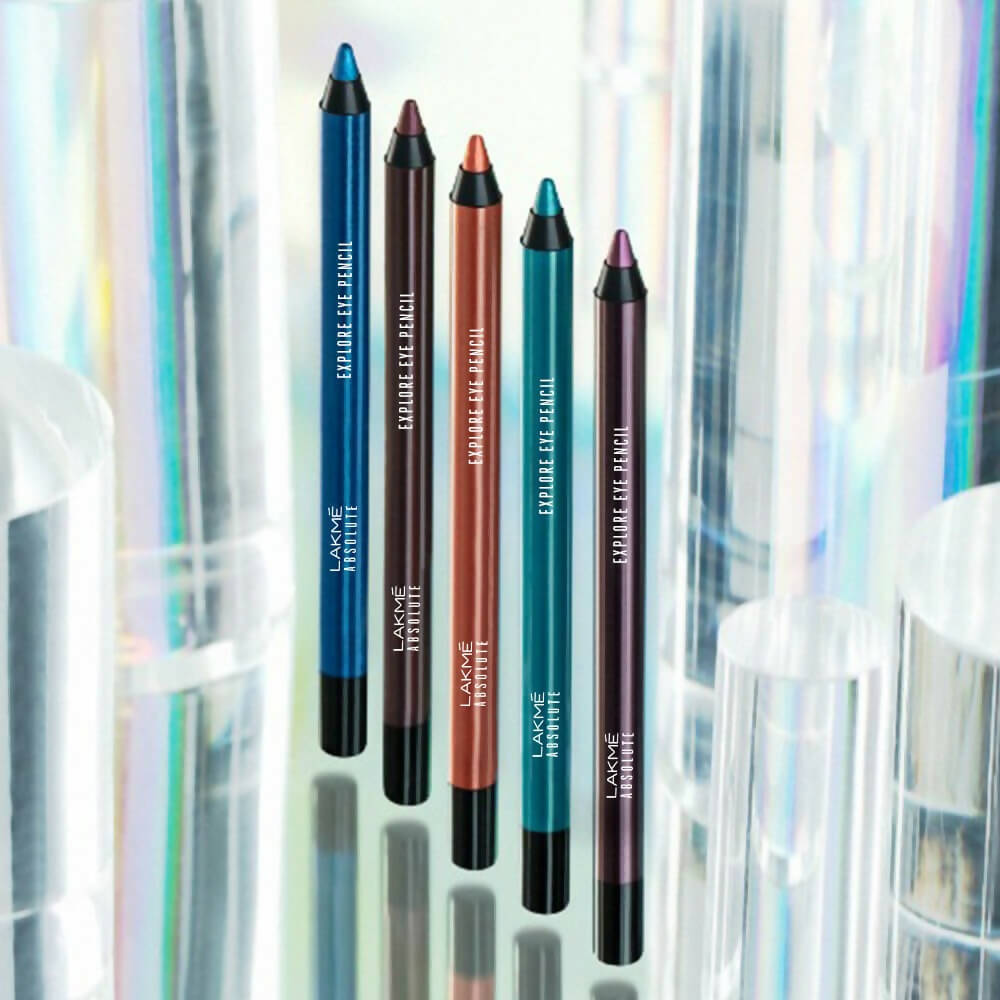 Lakme Absolute Explore Eye Pencil - Alluring Silver - Distacart
