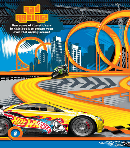 Dreamland Publications Hot Wheels Activity Book with Stickers: Children Interactive & Activity Book - Distacart