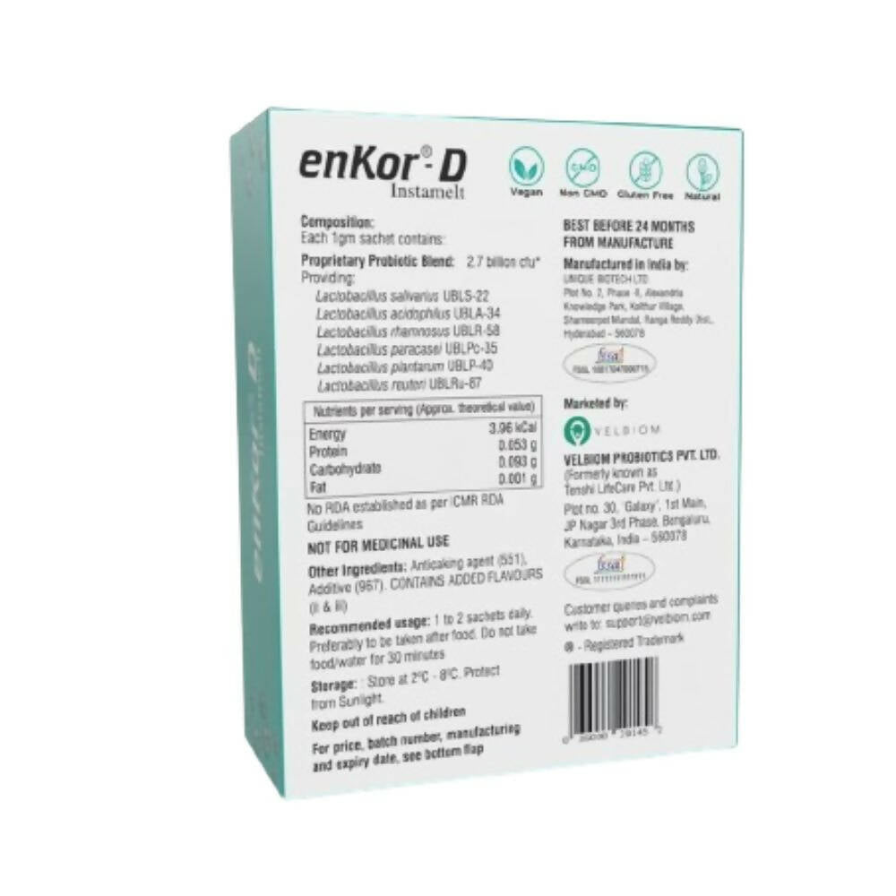 Velbiom enKor-D Immunity Boosting instamelt - Distacart