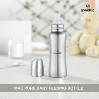 Thumbnail for Speedex Stainless Steel Infant Baby Feeding Bottle - Distacart