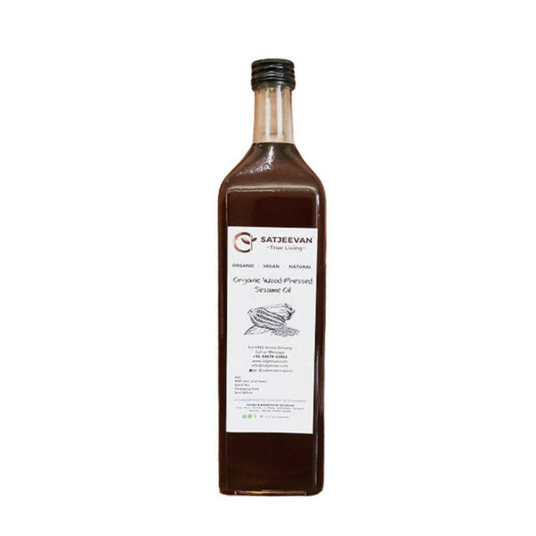 Satjeevan Organic Wood-Pressed Sesame Oil - Distacart