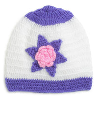 Thumbnail for ChutPut Hand knitted Crochet Cute Wool Dress - Purple - Distacart