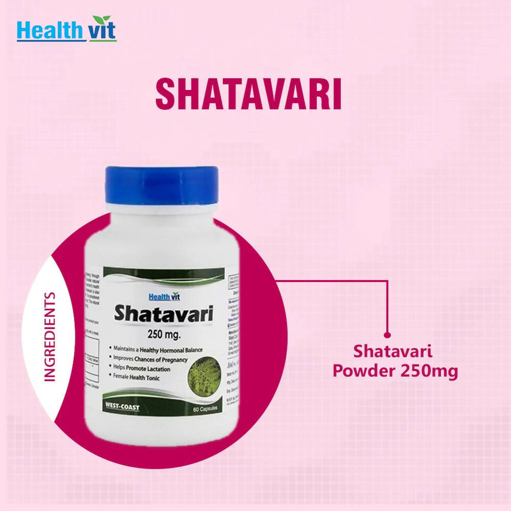 Healthvit Shatavari Capsules - Distacart