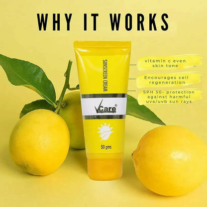 VCare Sunscreen Cream - Distacart