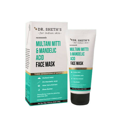 Dr. Sheth's Multani Mitti & Mandelic Acid Face Mask - Distacart