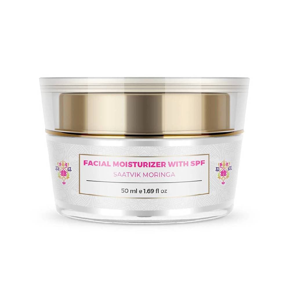 Nourish Mantra Saatvik Moringa Facial Moisturizer with SPF - Distacart