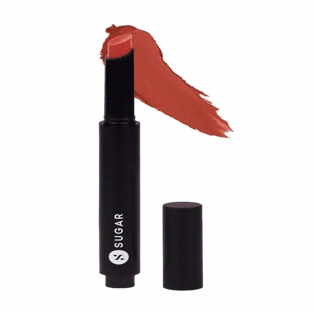 Sugar Click Me Up Velvet Lipstick - Foxy Fawn (Burnt Red Brown Nude/Rusty Nude) - Distacart